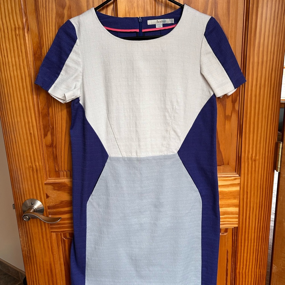 Boden Pippa colorblock dress 6L